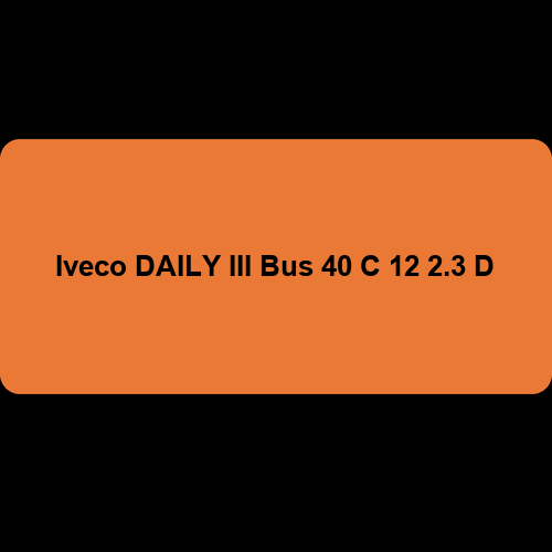 Iveco DAILY III Bus 40 C 12 2.3 D